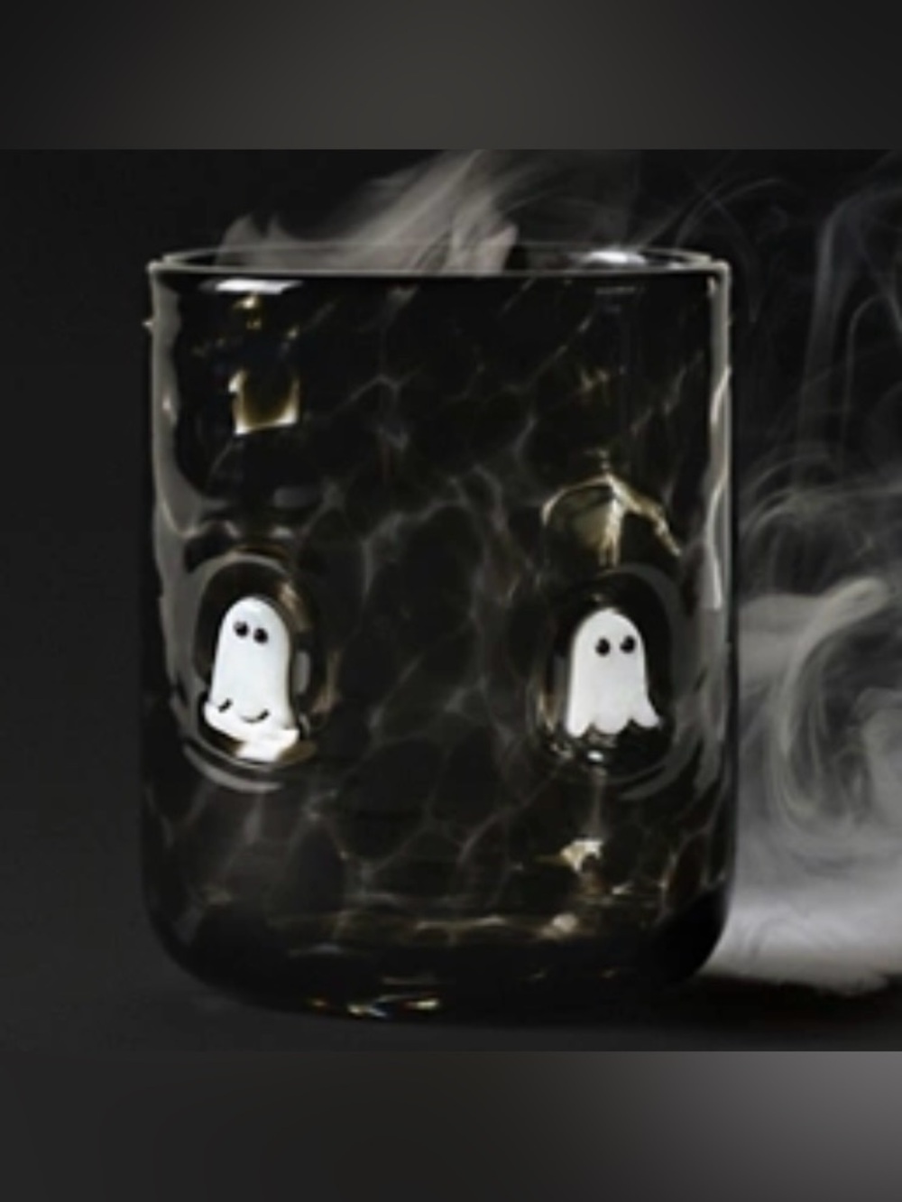 ANTHROPOLOGIE Icon Glowing Ghost Confetti Glass